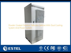 Bụi phủ ngoài trời Telecom Cabinet với hệ thống làm mát kép và hệ thống điện