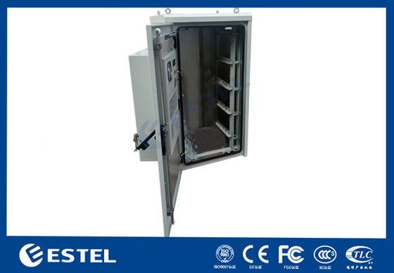 20U Capacity Outdoor Telecom Enclosure Galvanized Steel Single Wall With Heat Insulation For Pole Mounted (Thiết bị bảo vệ nhiệt cho cột gắn)