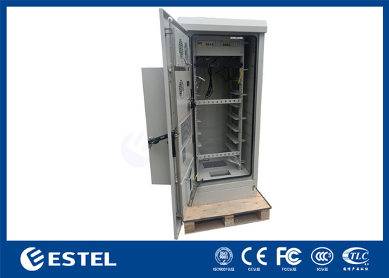 32U ngoài trời 19 Inch Rack Cabinet Cabinet Telecom với PDU và 1500W điều hòa không khí