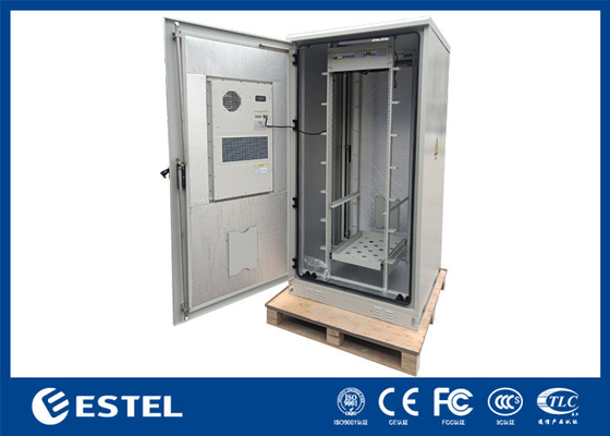 32U ngoài trời 19 Inch Rack Cabinet Cabinet Telecom với PDU và 1500W điều hòa không khí