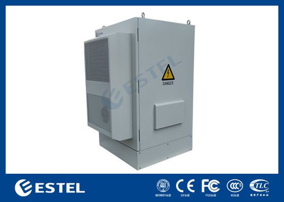 SGCC hai bức tường ngoài trời Telecom Cabinet với 48VDC điều hòa không khí và quạt