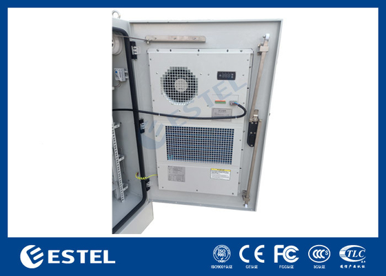 SGCC hai bức tường ngoài trời Telecom Cabinet với 48VDC điều hòa không khí và quạt