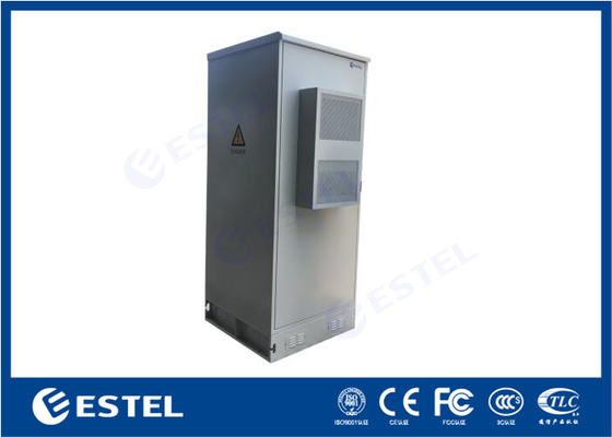 PG Gland Cable Inlet Cabinet Telecom ngoài trời với điều hòa không khí Bảo trì cửa trước