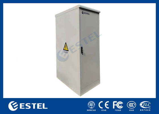 Cửa kép 42U thép galvanized Cabinet Telecom ngoài trời tích hợp với 2000W DC Air Con