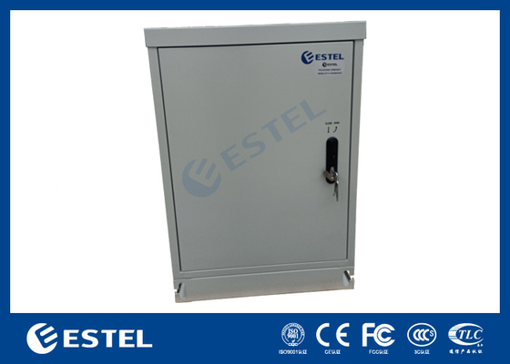 Nằm trên sàn 19 inch giá đỡ với cửa kép và điều hòa không khí cho ngoài trời Telecom Cabinet