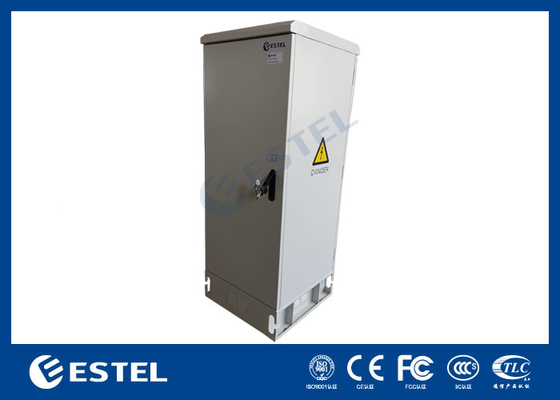 IP65 Cabinet Telecom ngoài trời tấm nhôm với cửa hai thông gió tự nhiên