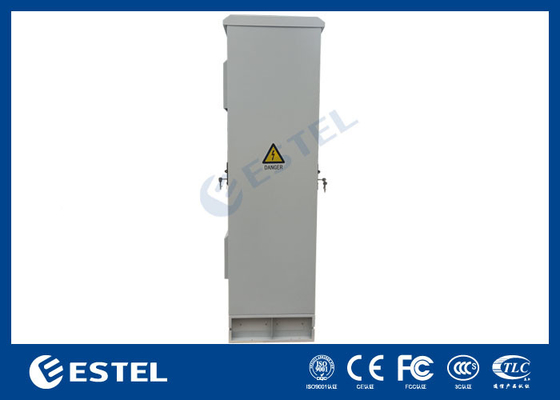 ET6060217A-42U Tủ truyền thông ngoài trời Tủ 19 inch Với quạt cửa hai IP55