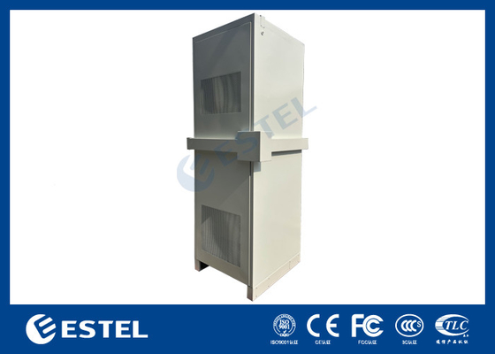 Phía trước truy cập Cabinet Telecom ngoài trời Thép kẽm với dây an ninh Cabinet