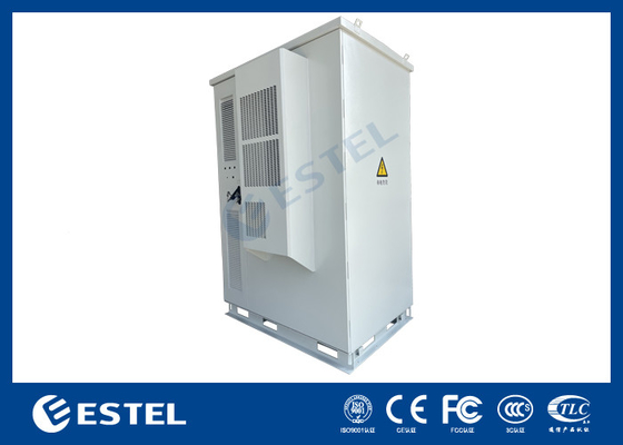 Tùy chỉnh Three Bay ngoài trời Base Station Cabinet tích hợp hệ thống làm mát và điện
