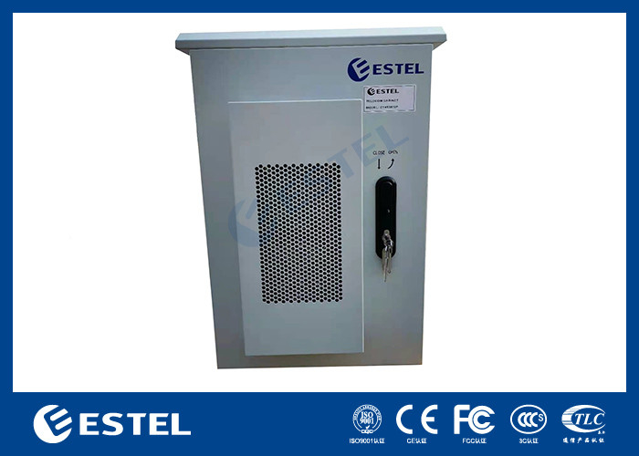 Tường cột gắn ngoài trời Telecom Cabinet với TEC Cooler 19inch Rack 7U User Space