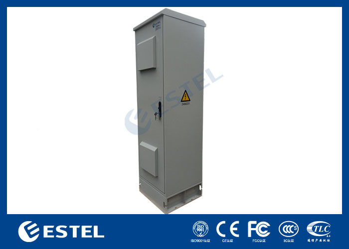ET6060217A-42U Tủ truyền thông ngoài trời Tủ 19 inch Với quạt cửa hai IP55